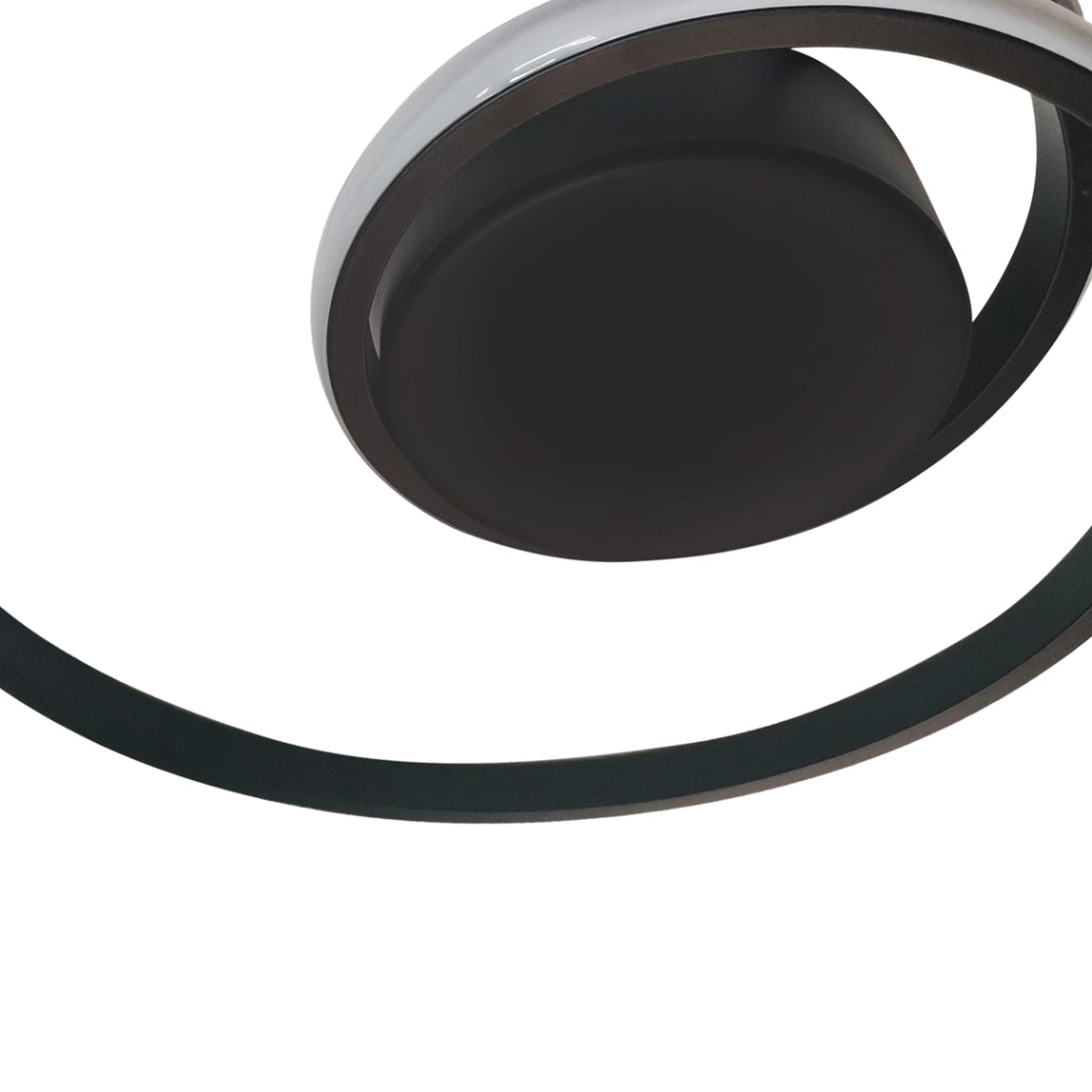Plafoniera LED Milagro Fantasy ML6412 30W nera 40cm