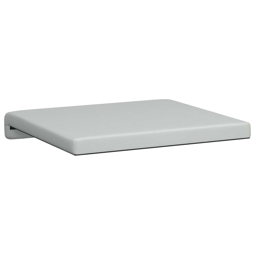 Cuscino per panchina 2 pcs Velvet testurizzato Grigio Chiaro 42043082