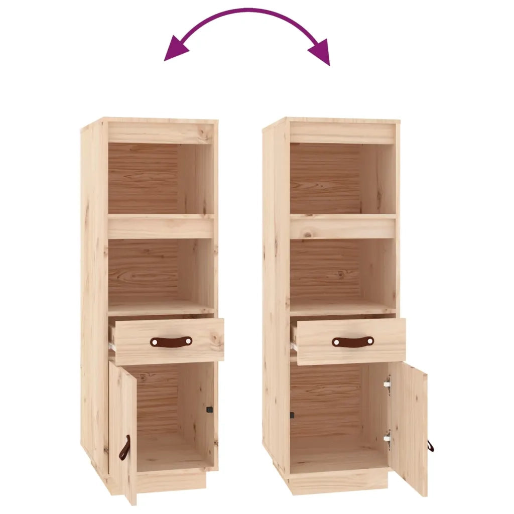 Credenza 34x40x108,5 cm in Legno Massello di Pino 820152