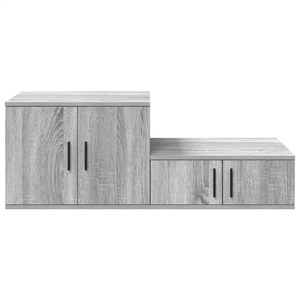 Armadio 2 pcs Grigio Sonoma 108 x 41 x 40 cm Legno multistrato 866672