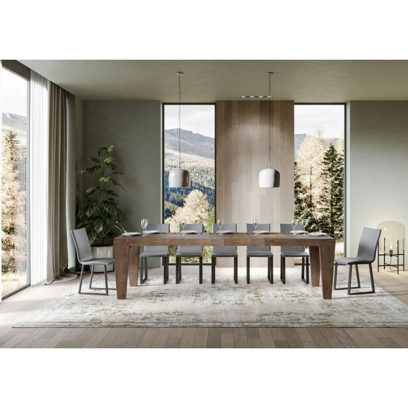 Tavolo allungabile 200/304x90 cm Spimbo Premium - Noce