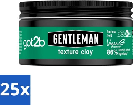 Sabbia per capelli - Clay - Uomo - 100 ml - Confezione in lotti - 25 pezzi