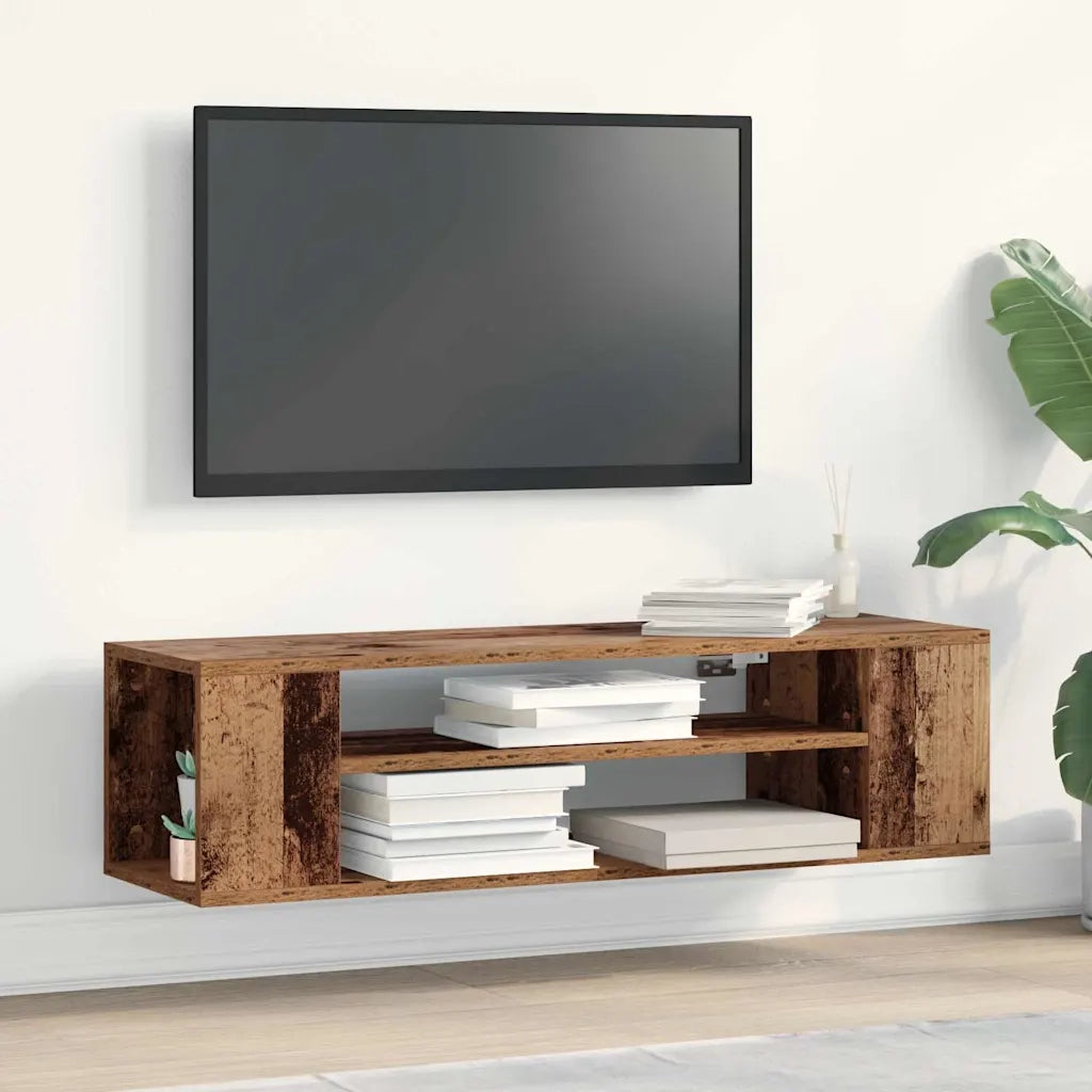 Mobile TV-Credenza per TV-Console TV Legno vecchio 100 x 30 x 26,5 cm Legno multistrato