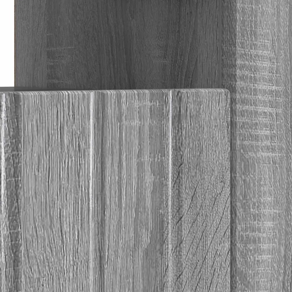Mobile TV LED Sonoma grigio Legno ingegnerizzato 896471