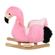Cavallo a Dondolo Bambini Legno Sicurezza Rosa ¨C Minimal