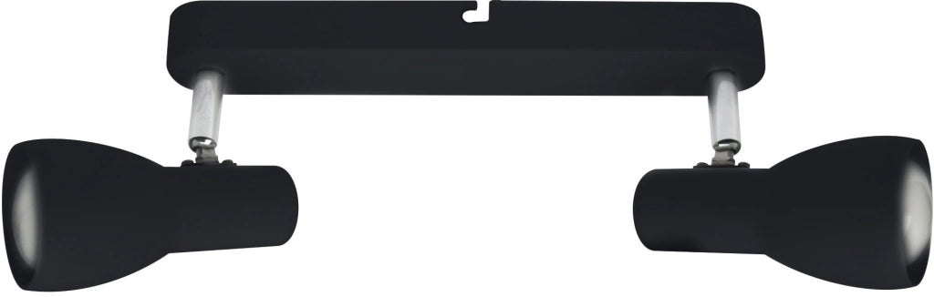 Plafoniera Candellux Picardo nera metallo 2xE14 36cm