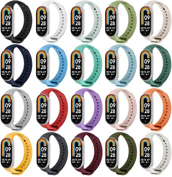 20 Armband in Silicone per Xiaomi Band 8/9