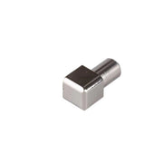 Capsula in acciaio quadrata : Modello - 12 MM SATINATO