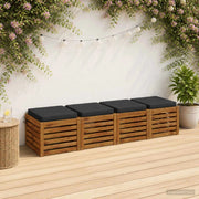 Cuscini per Sedia in 4 Pezzi SOEST 4 pz 100% Poliestere 944562