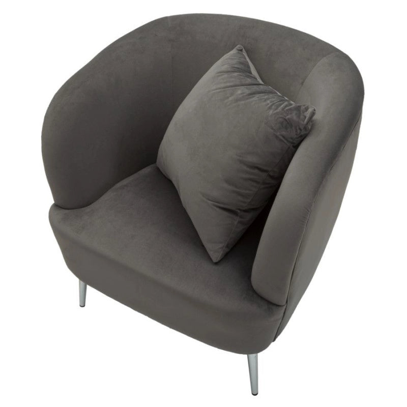 Poltrona Silvery Con Cuscino cm 73x66x78