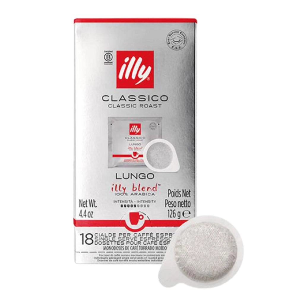 Illy Caffe Cialde 44mm Classico Lungo 18pz