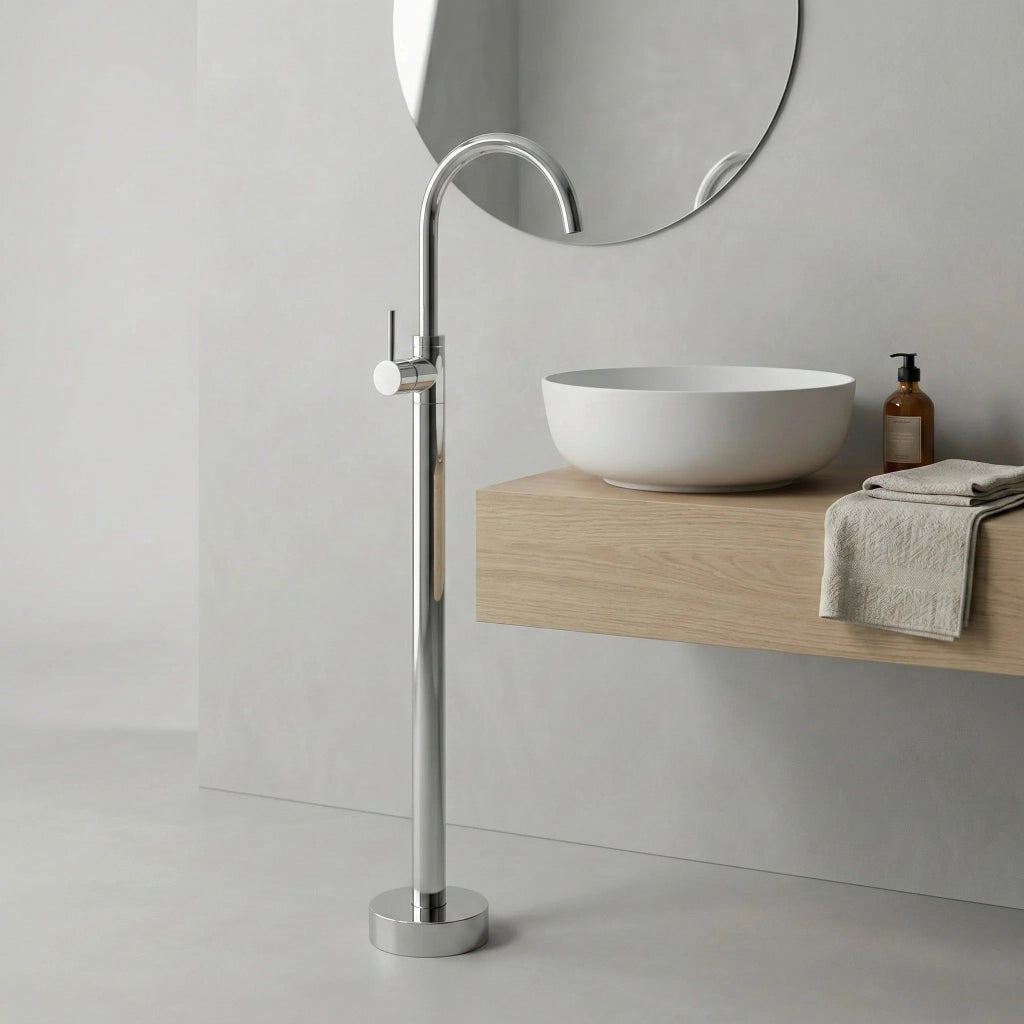Rubinetto Da Lavabo Rea Lungo Chrome