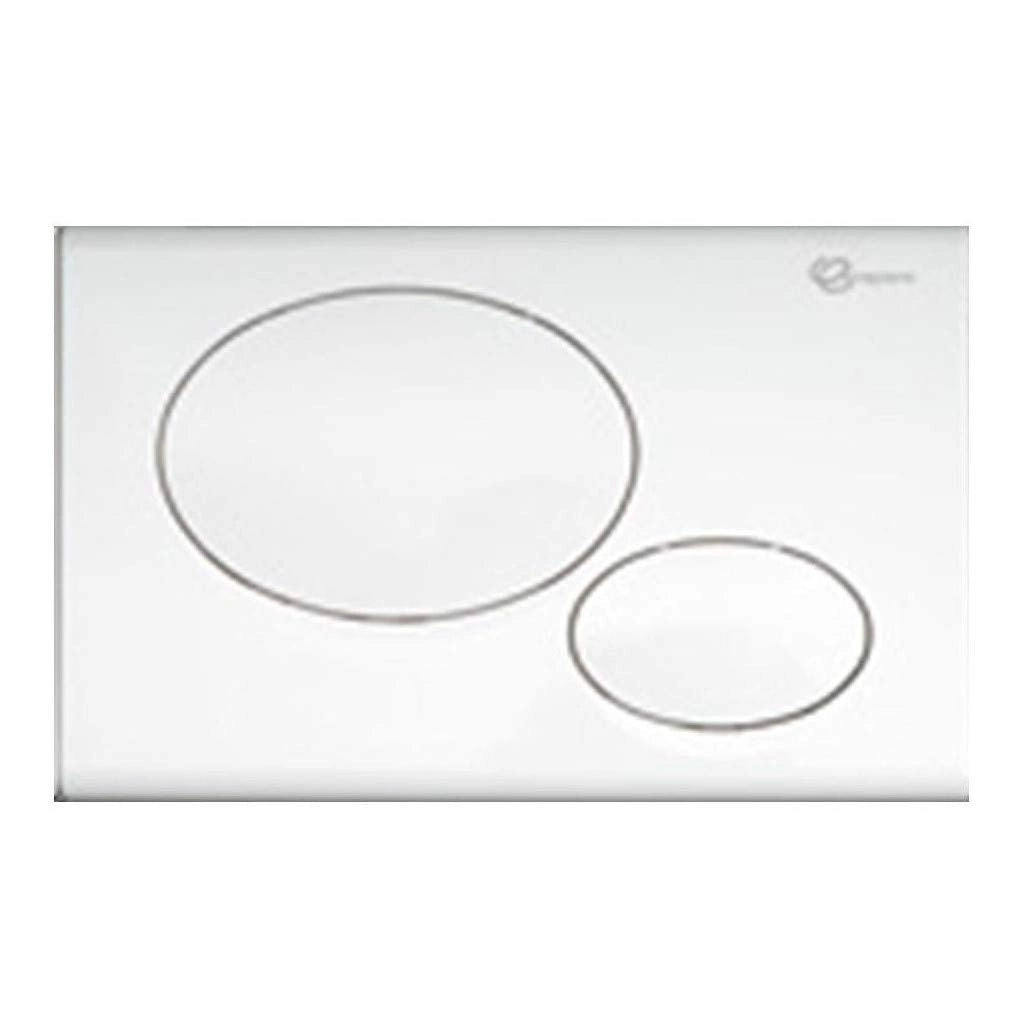 Placca di comando bianca diva cassetta scarico maxima dv020bb errepierre