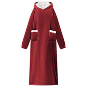 Felpa coperta Rosso Bordeaux L Pile e Flanella 42017212