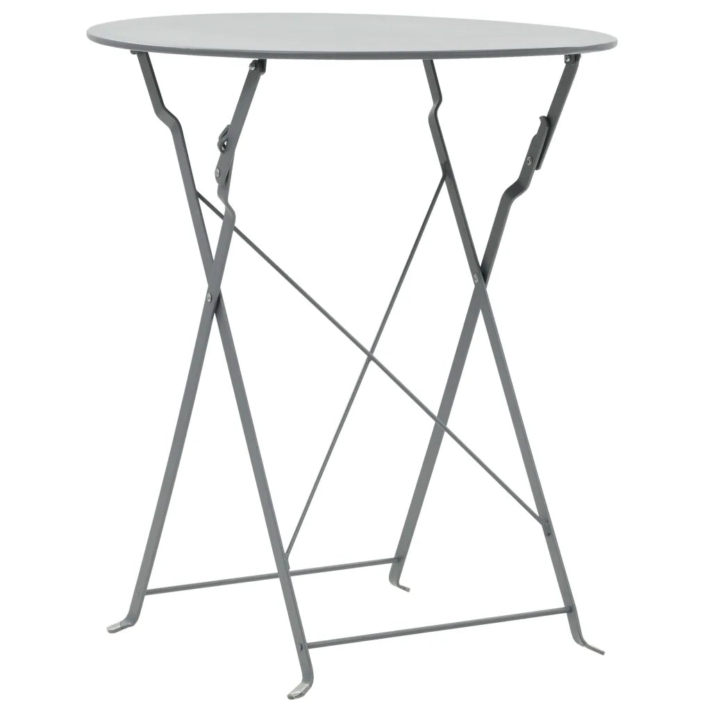 Set da Bistrot 3 pz in Acciaio Grigio 44355