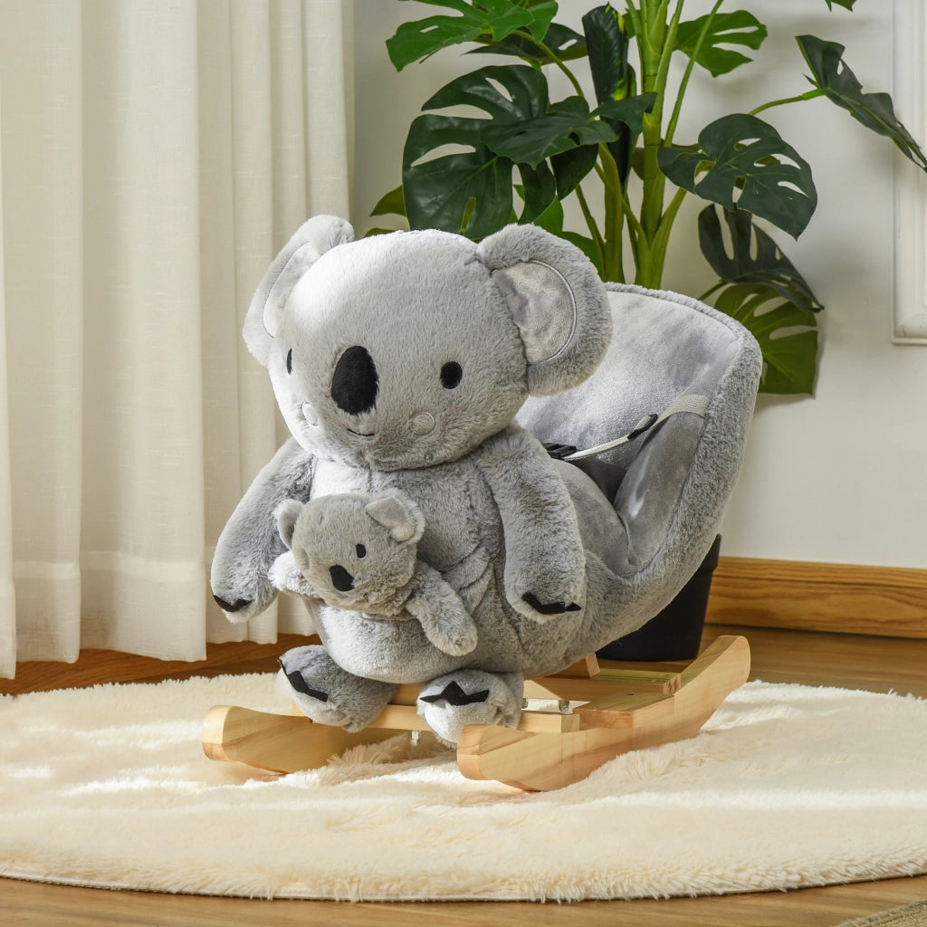 Casetta Koala con Sonido e Sicurezza per Bambini ¨C zephmum ¨C Grigio 60x33x50 cm