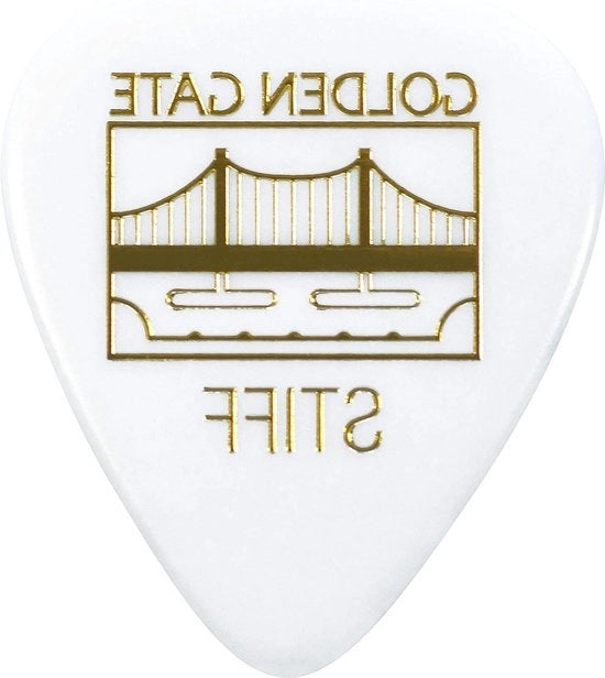 Picks per Chitarra a Forma di Sideman 10 mm di Diametro Bianchi - Set da 10 Pezzi