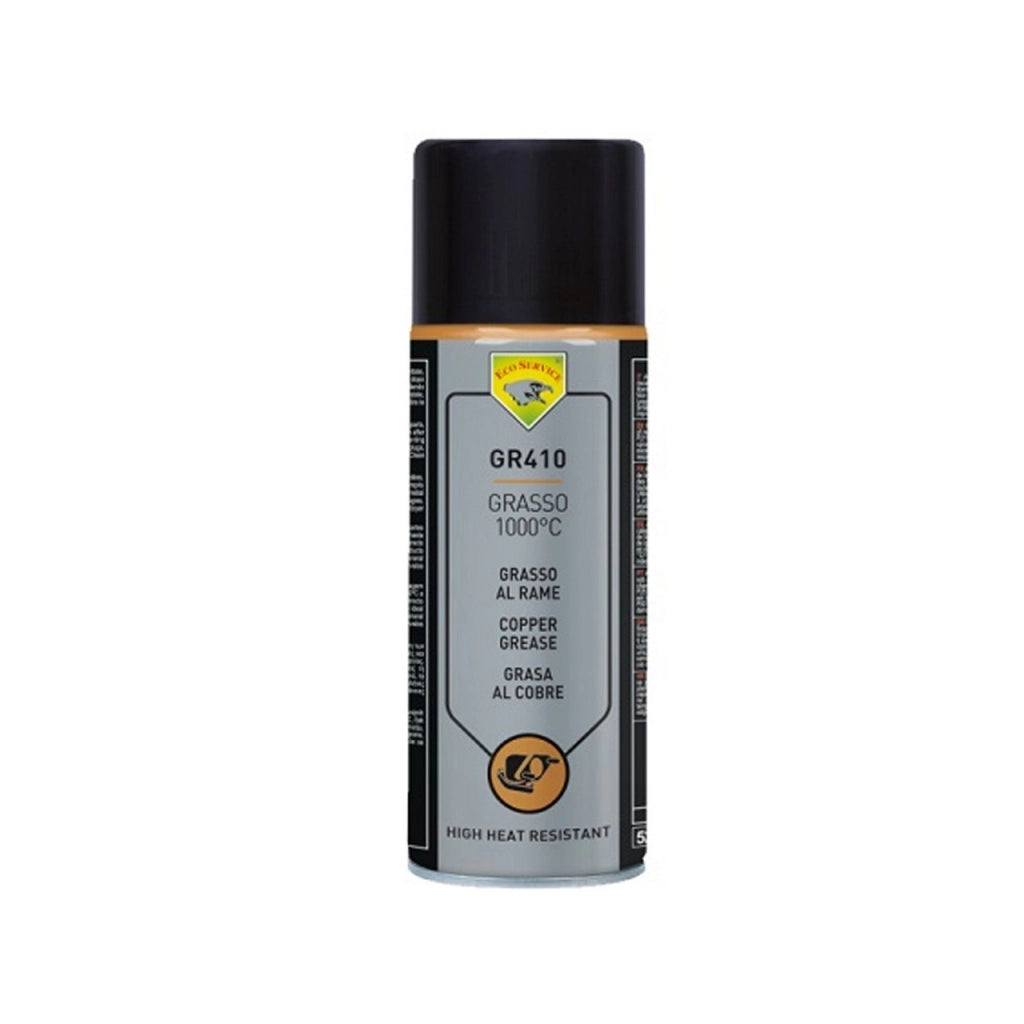 Grasso Spray al Rame 400 ml – Lubrificante Antigrippaggio Alte Temperature fino a 1000°C per Bulloni, Freni e Componenti Meccanici