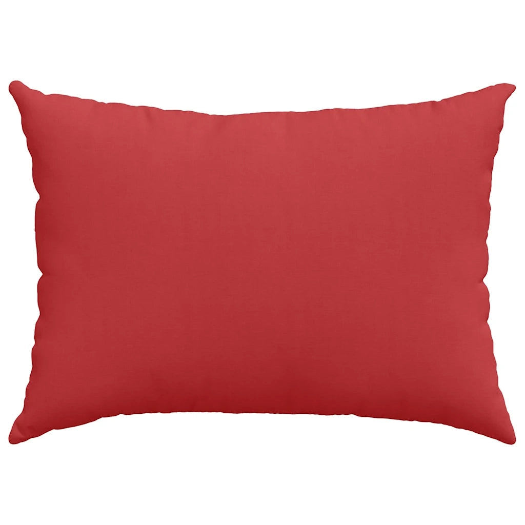 Cuscini da Divano 2 pz | Cuscini per sedie Rosso 70 x 50 cm Tessuto
