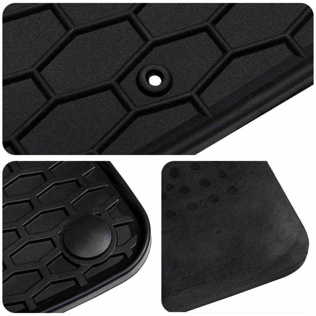 Tappetino per Auto 4 pcs Nero adatto per GLC 2016-2022 Gomma 42029151