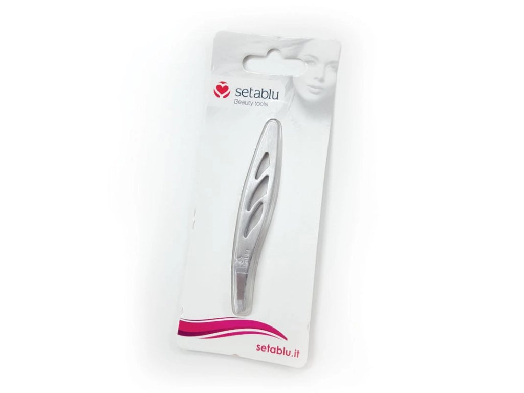 SETABLU PINZETTA ESTETICA PER SOPRACCIGLIA E CAPELLI IN METALLO