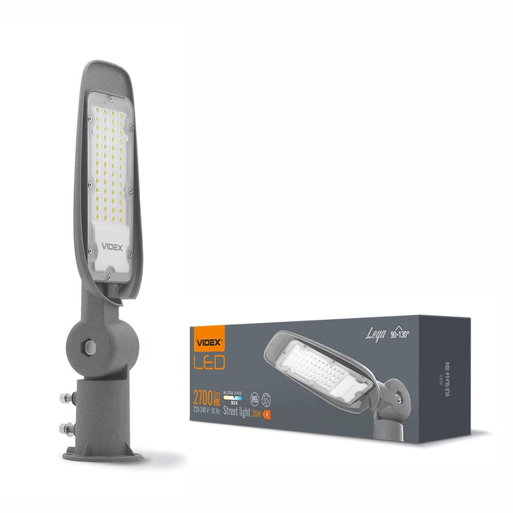 Testa lanterna in alluminio LED 30W 5000K 2700lm IP65 Videx