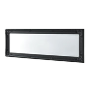 Specchio da parete 132 x 42 x 3,5 cm nero 03_0007910