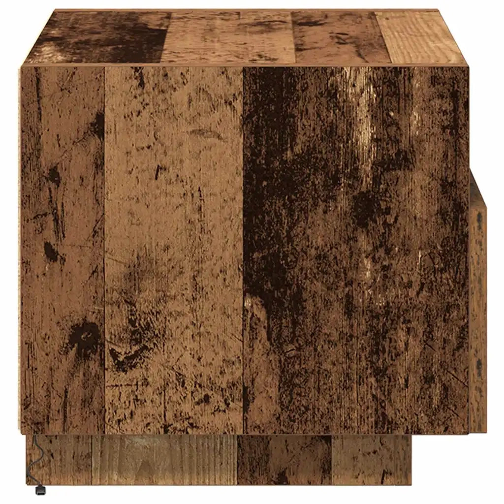 Armadio da Notte con cassetto Legno vecchio 40 x 39 x 37 cm 863066