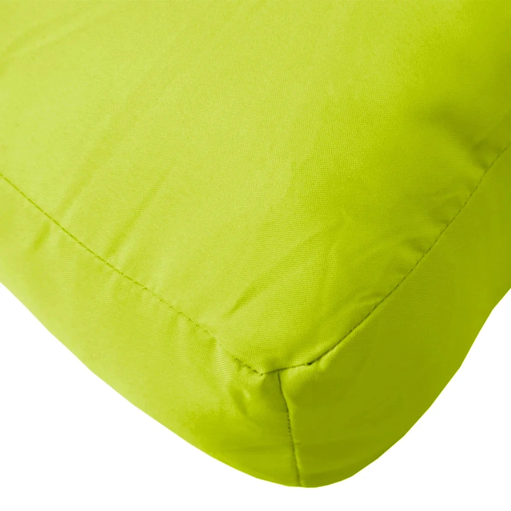 Cuscini per Pallet 3 pz Verde Intenso in Tessuto 360955