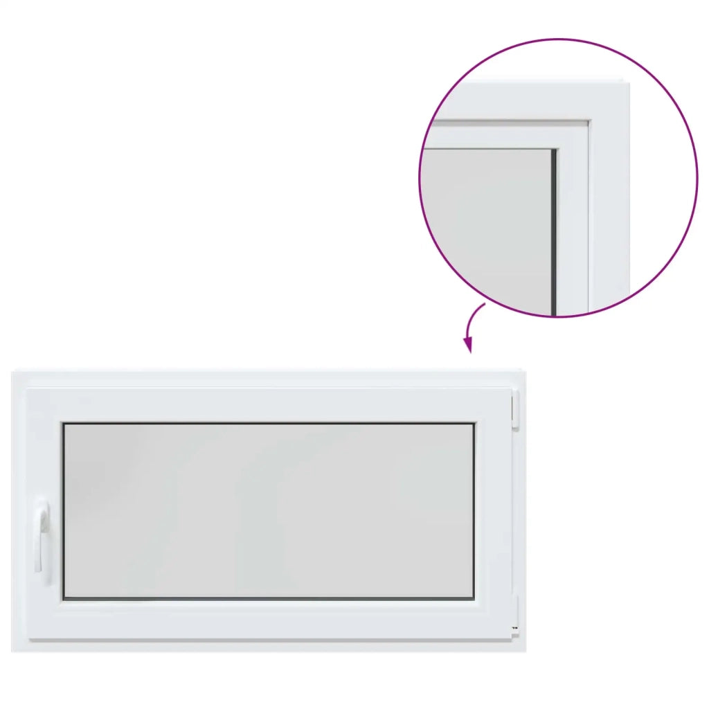 Finestra per Soffitta RISOR 110 x 55 cm PVC e Vetro 42047858