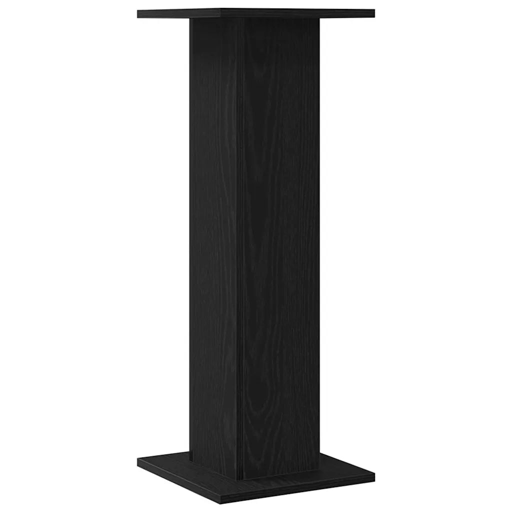 Supporto per piante 2 pz Rovere Nero 30 x 30 x 80 cm 3345111
