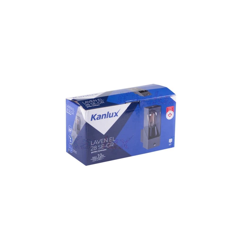 Applique esterna Kanlux LAVEN 28cm E27 sensore IP44