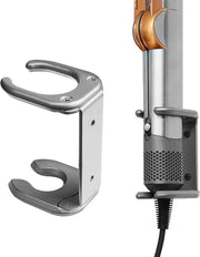 Supporto per stile per Dyson Airstraight - Supporto metallico con accessori HT01 (grigio)