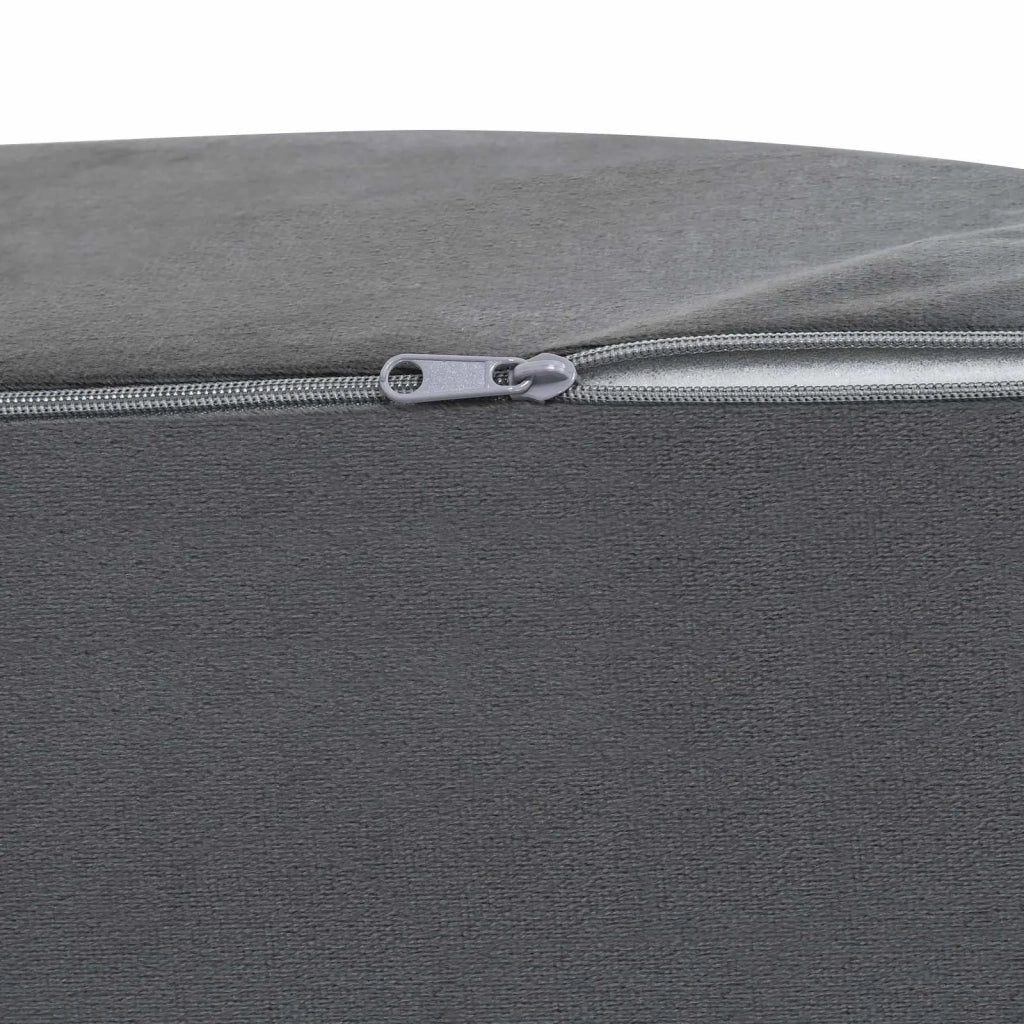 Cuscino per Gambe Grigio 68 x 40 x 18 cm Schiuma PU 42020189