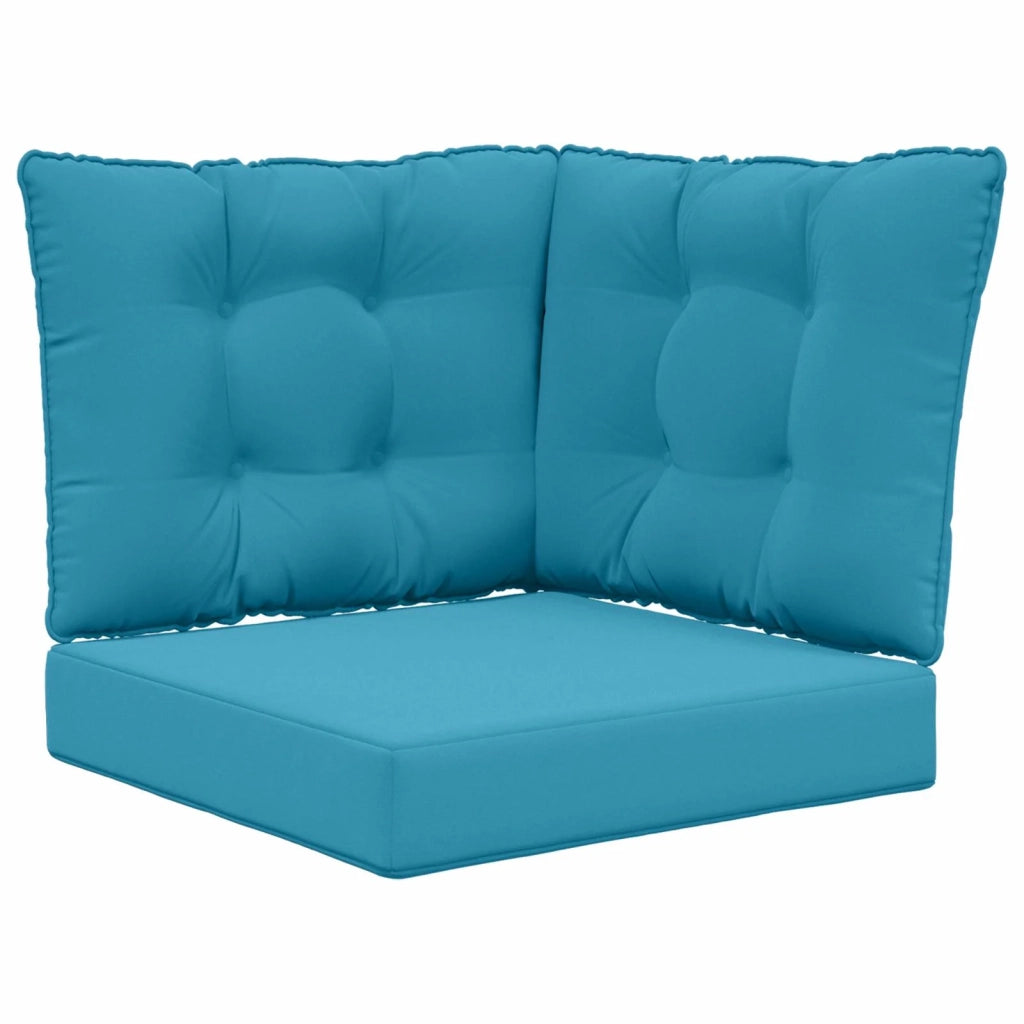 Cuscino per divano da esterno 3 pcs Blu Reale Poliestere 900805