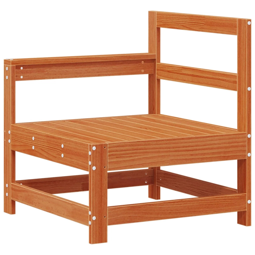 Set Lounge da Giardino 10 pcs Marrone Cera