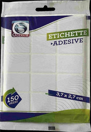 ETICHETTE ADESIVE 150 PCS 3,7X2,7 CM IDEALI PER ETICHETTARE