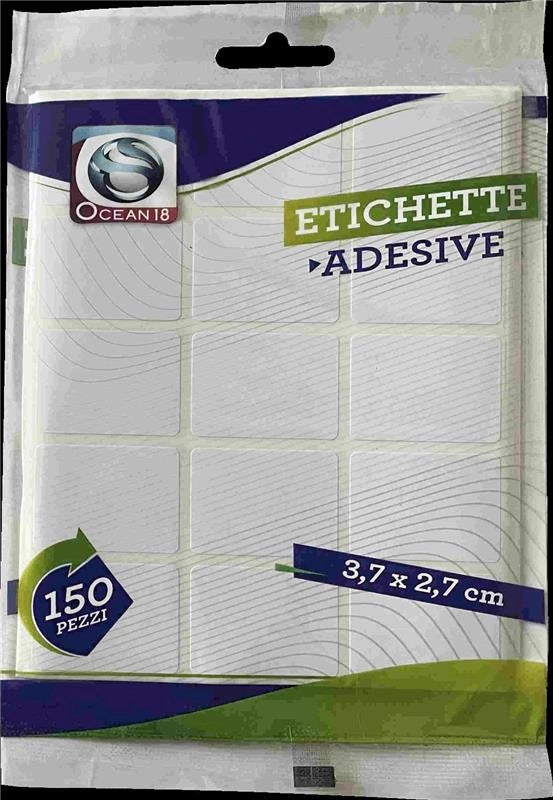 ETICHETTE ADESIVE 150 PCS 3,7X2,7 CM IDEALI PER ETICHETTARE