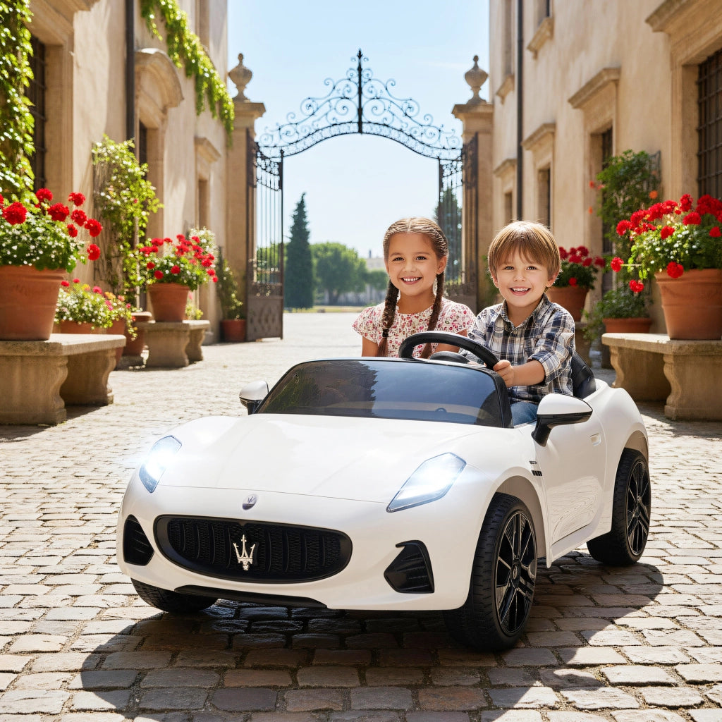 Auto Elettrica per Bambini Maserati ¨C Minimal ¨C Bianco