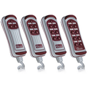 PULSANTIERA STAGNA 2 CANALI REMOTE CONTROL 8 BUTTONS WITH LED