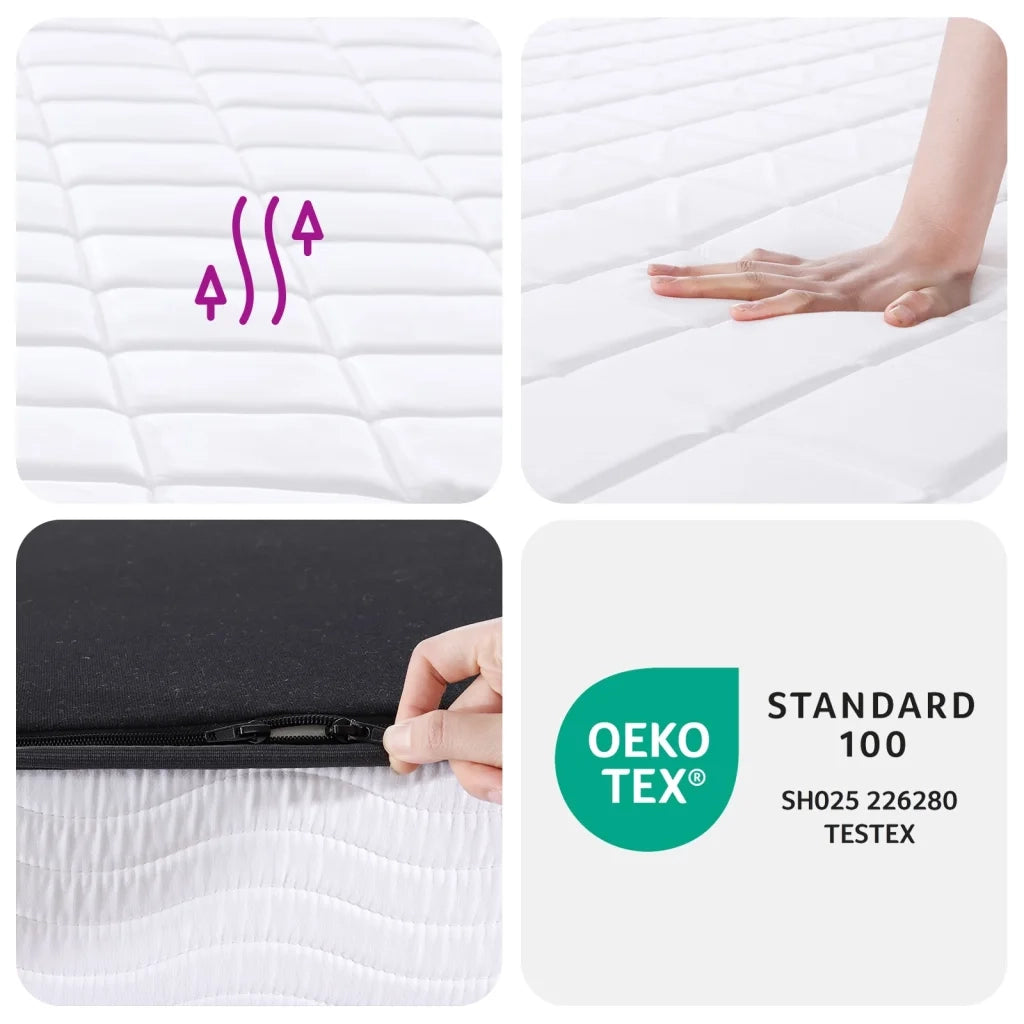 Materasso in Schiuma Mediamente Morbido-Materasso per Letto 80x200 cm 752494