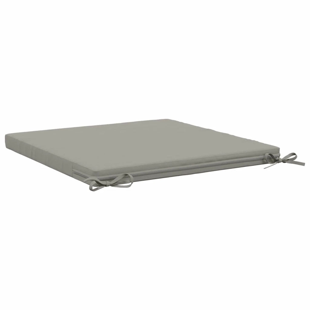 Cuscini per Sedia in 4 Pezzi SOEST 4 pz 100% Poliestere Grigio 944856