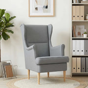 poltrona Grigio chiaro Tessuto 42029855