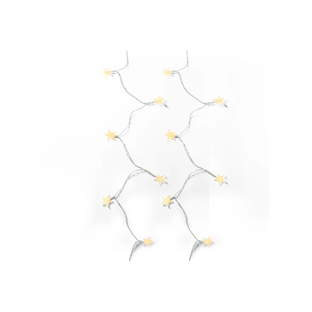 Luci Led c/stelle classic warm 460cm 8Funz OUT