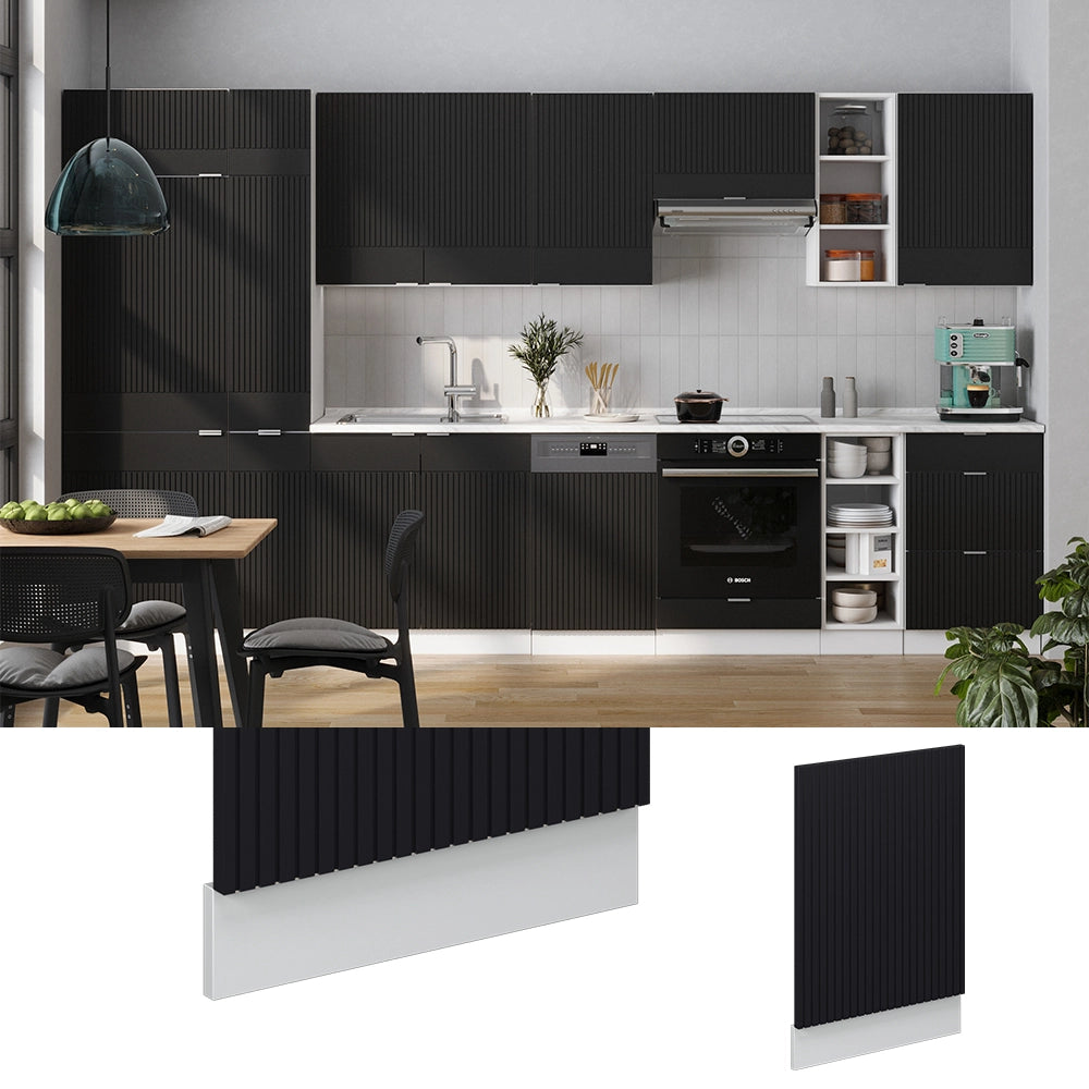 Vicco Pannello frontale Nero a righe 45 cm , PL Rovere