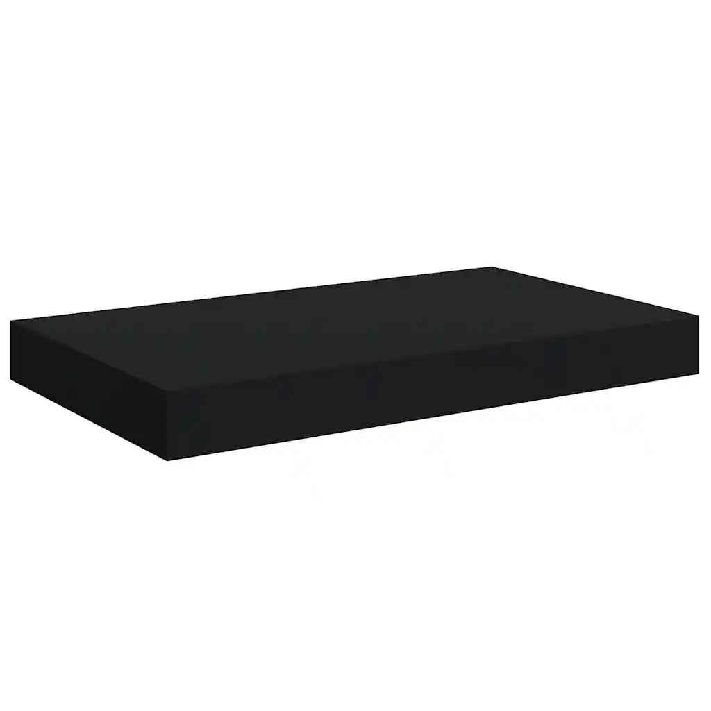 Scaffale a Parete Nero 40x23x3,8 cm in MDF 323826