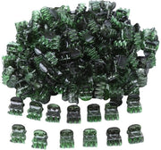 Spazzola per capelli 20 pezzi - Spazzola per capelli mini - Spille trasparenti per capelli - Accessori antiscivolo per capelli - Materiale plastico - Dimensioni 2x1,8 cm