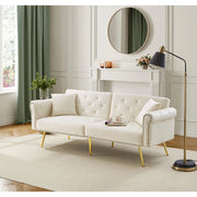 Divano letto 2 posti - Xylo - design moderno, rivestimento velluto