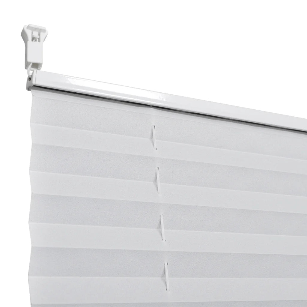 Tenda plissettata bianca 40 x 150 cm 4102162