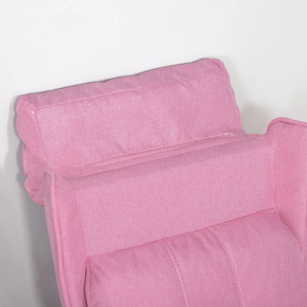 Divano bambini con poggiapiedi e braccioli regolabili ¨C zephmum ¨C rosa